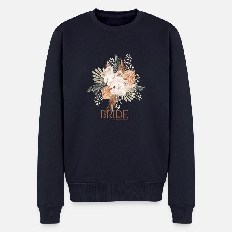 Braut - Männer Premium Bio Pullover - Navy