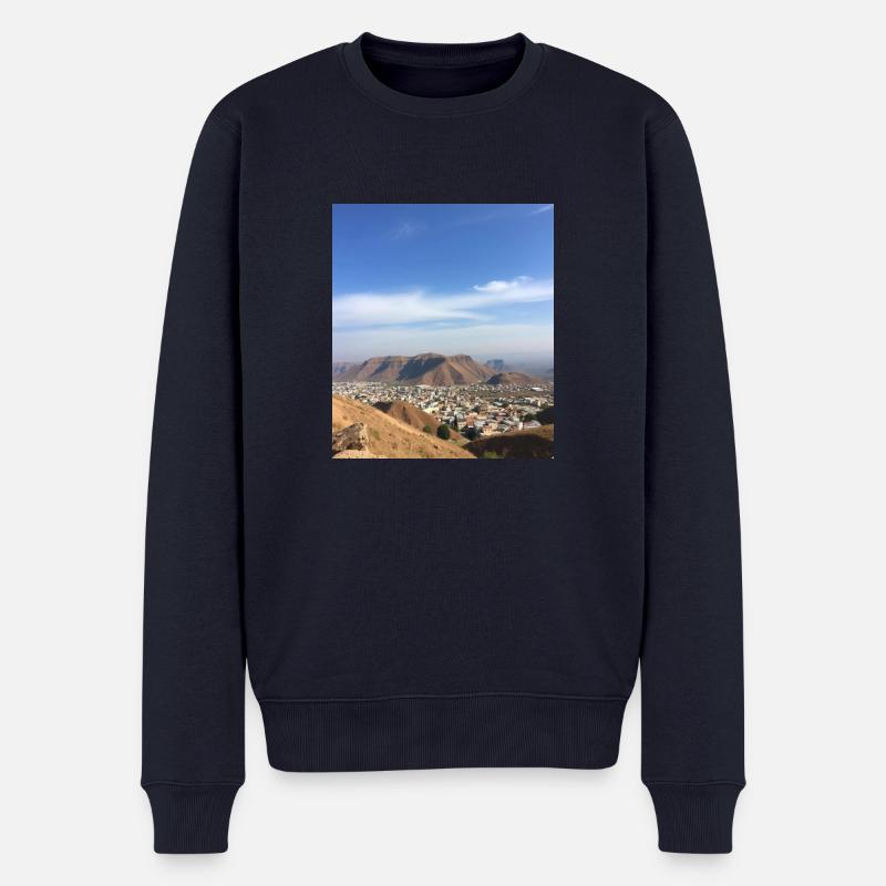 Heimat - Männer Premium Bio Pullover - Navy