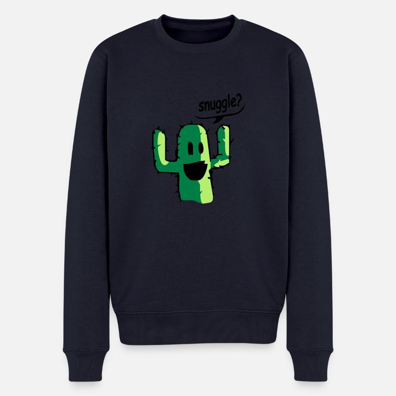 snuggle - Männer Premium Bio Pullover - Navy