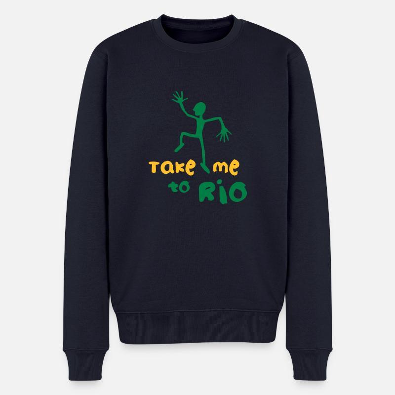 dance_rio_T-Shirt - Männer Premium Bio Pullover - Navy