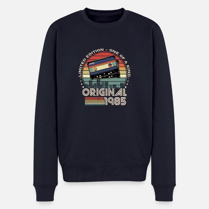 édition limitée 1985 39e anniversaire - Pull Premium bio Homme - bleu marine
