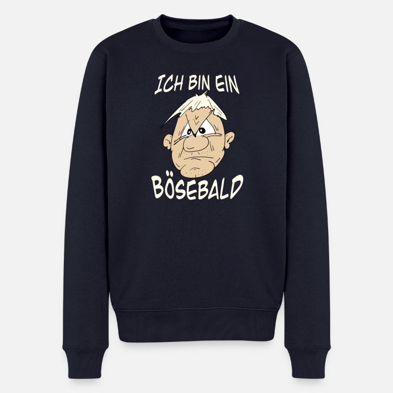 Bösebald - Männer Premium Bio Pullover - Navy