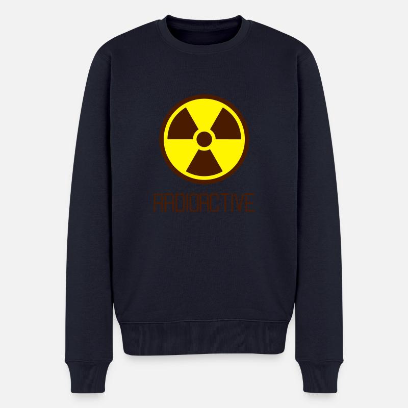 radioactive - Männer Premium Bio Pullover - Navy