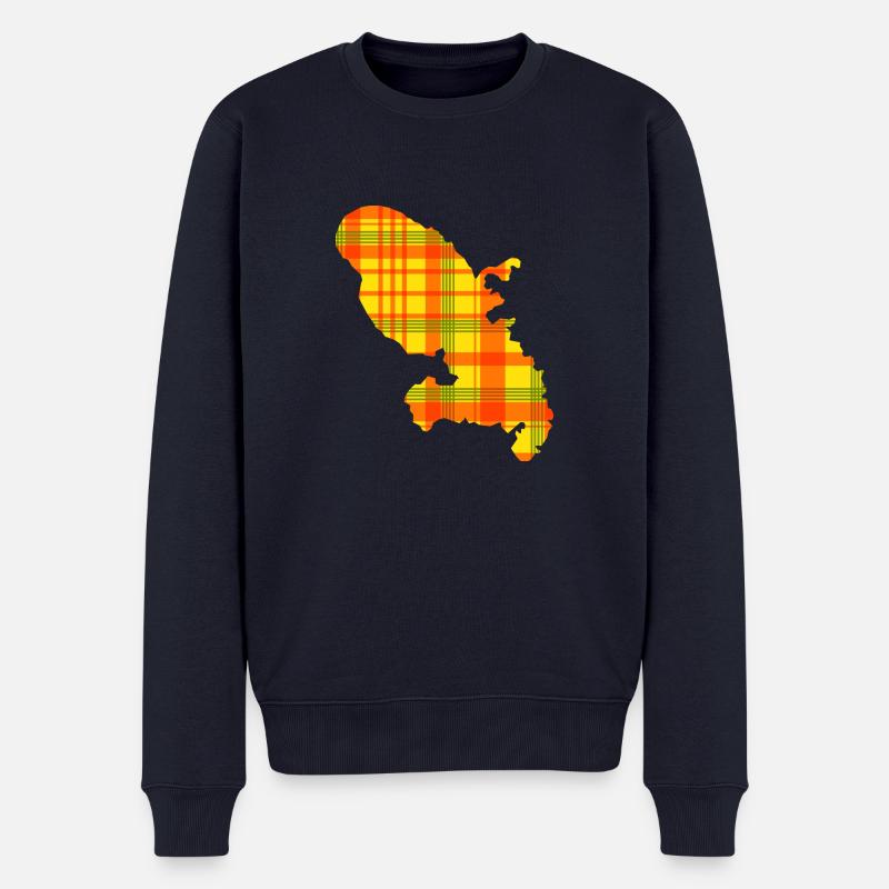 Martinique - Männer Premium Bio Pullover - Navy