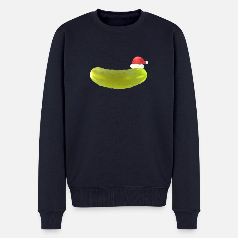 Concombre de Noël - Pull Premium bio Homme - bleu marine