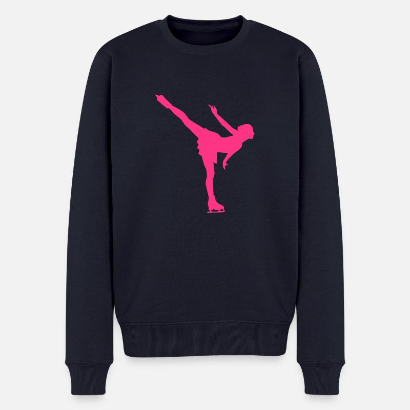 Eiskunstlauf - Männer Premium Bio Pullover - Navy