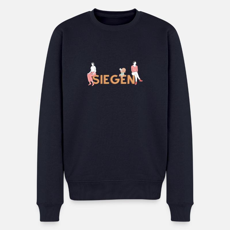 Siegen - Siegerland - Männer Premium Bio Pullover - Navy