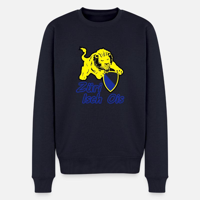 Züri isch ois - Männer Premium Bio Pullover - Navy