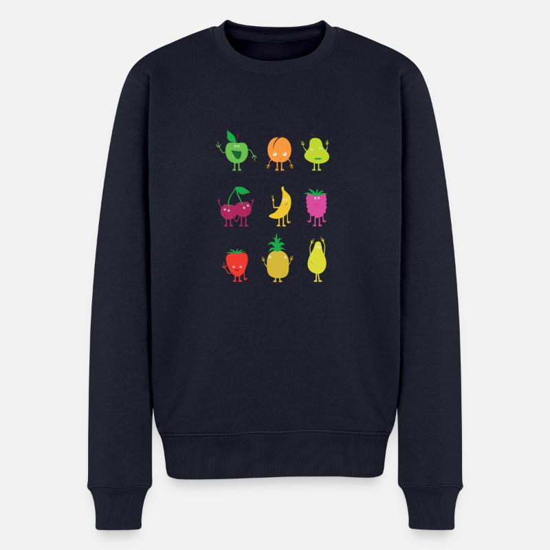 fruechtchen - Pull Premium bio Homme - bleu marine