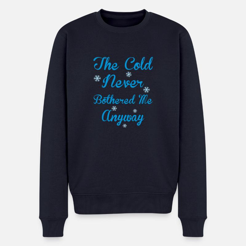 Cold Never Bothered Me - Pull Premium bio Homme - bleu marine