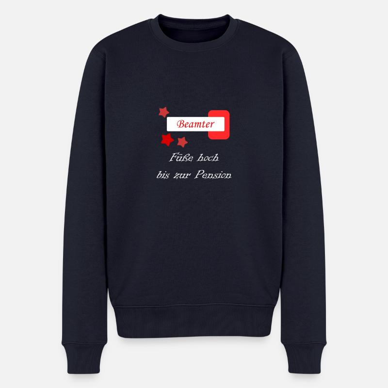 Beamter - Männer Premium Bio Pullover - Navy