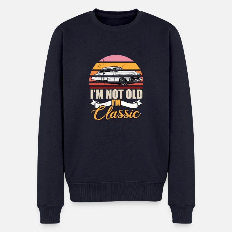 I´m Not Old I´m Classic - Männer Premium Bio Pullover - Navy