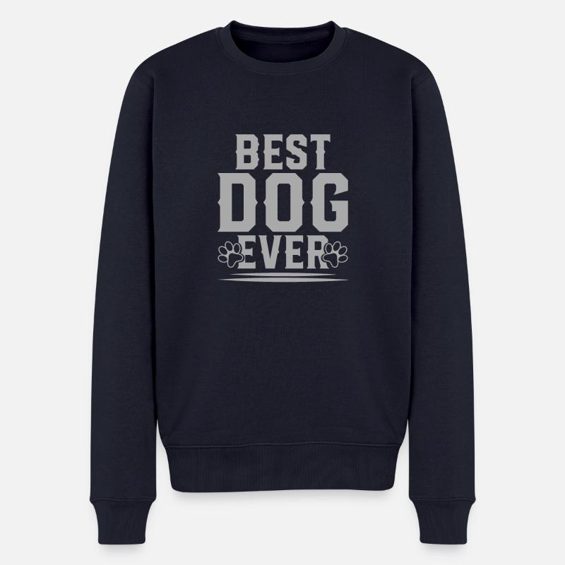 Bester Hund - Männer Premium Bio Pullover - Navy