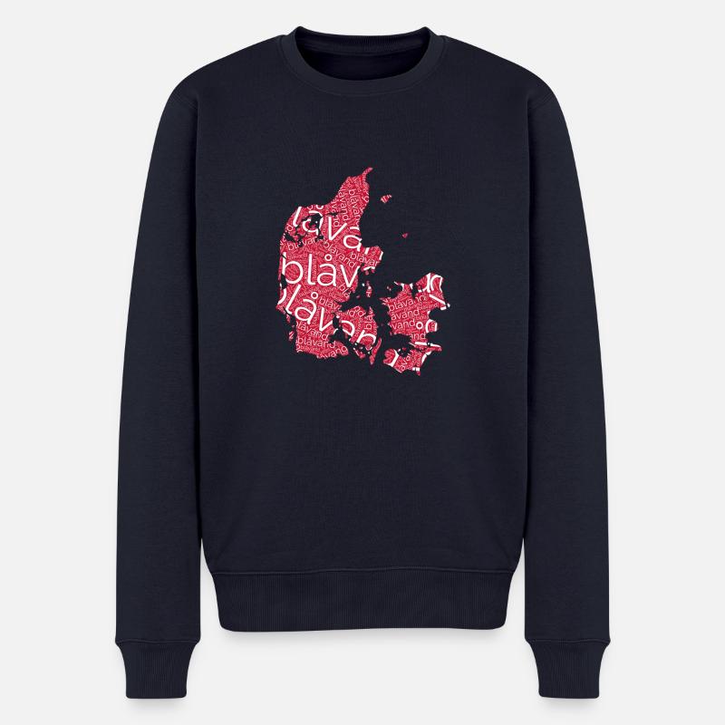 Blåvand - Männer Premium Bio Pullover - Navy