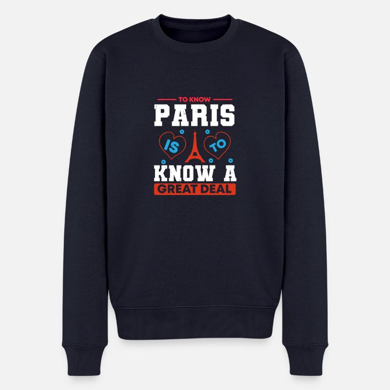 CONNAÎTRE PARIS, C’EST CONNAÎTRE UN ACCORD GREST 2 - Pull Premium bio Homme - bleu marine