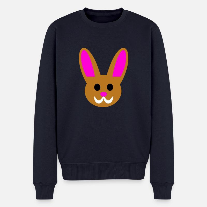 Lapin de Pâques mignon - Pull Premium bio Homme - bleu marine