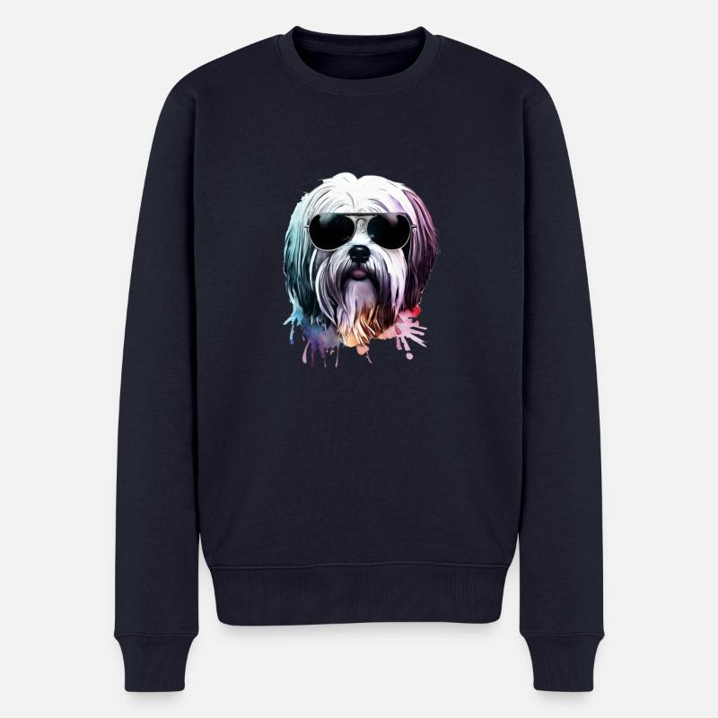 Malteser - Männer Premium Bio Pullover - Navy