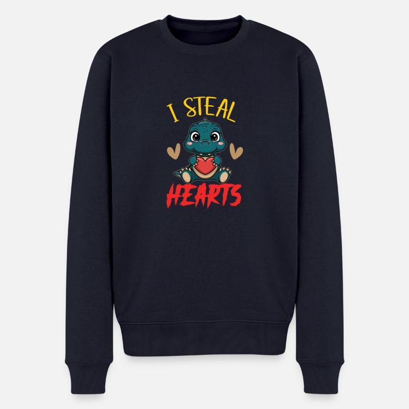 Dyno Love - Männer Premium Bio Pullover - Navy