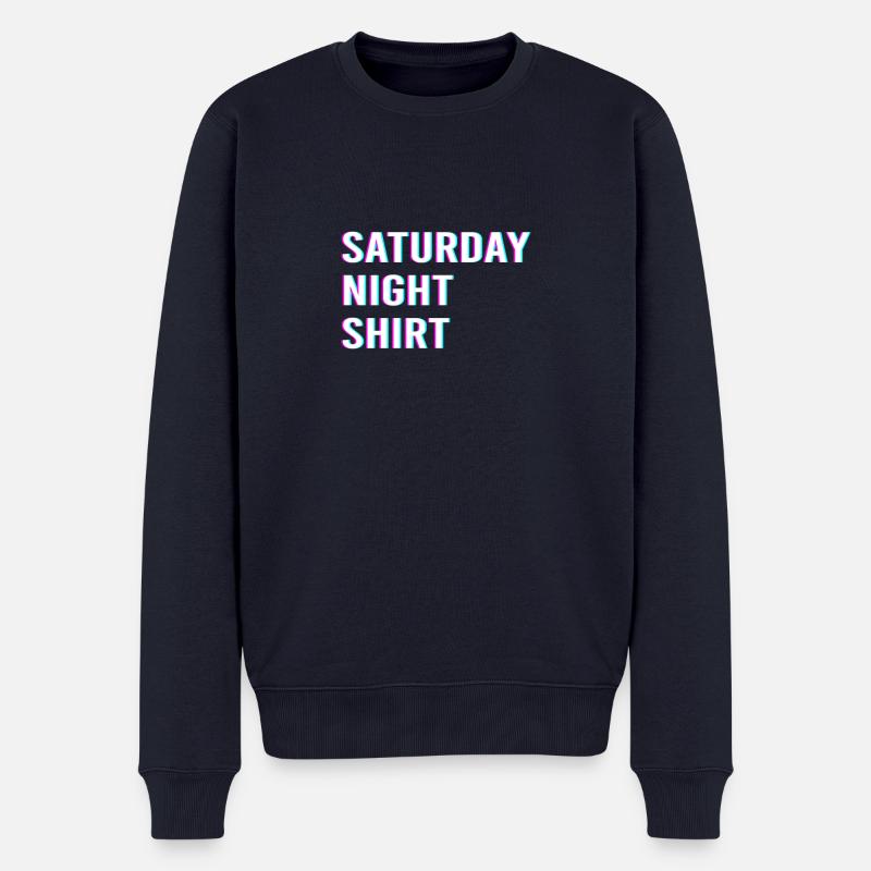 Samedi soir - Pull Premium bio Homme - bleu marine