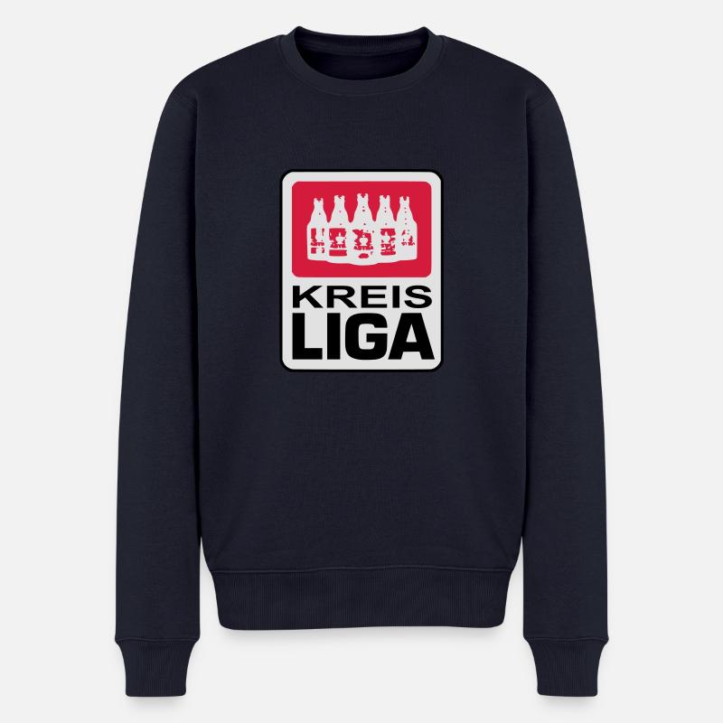 kreisliga - Männer Premium Bio Pullover - Navy