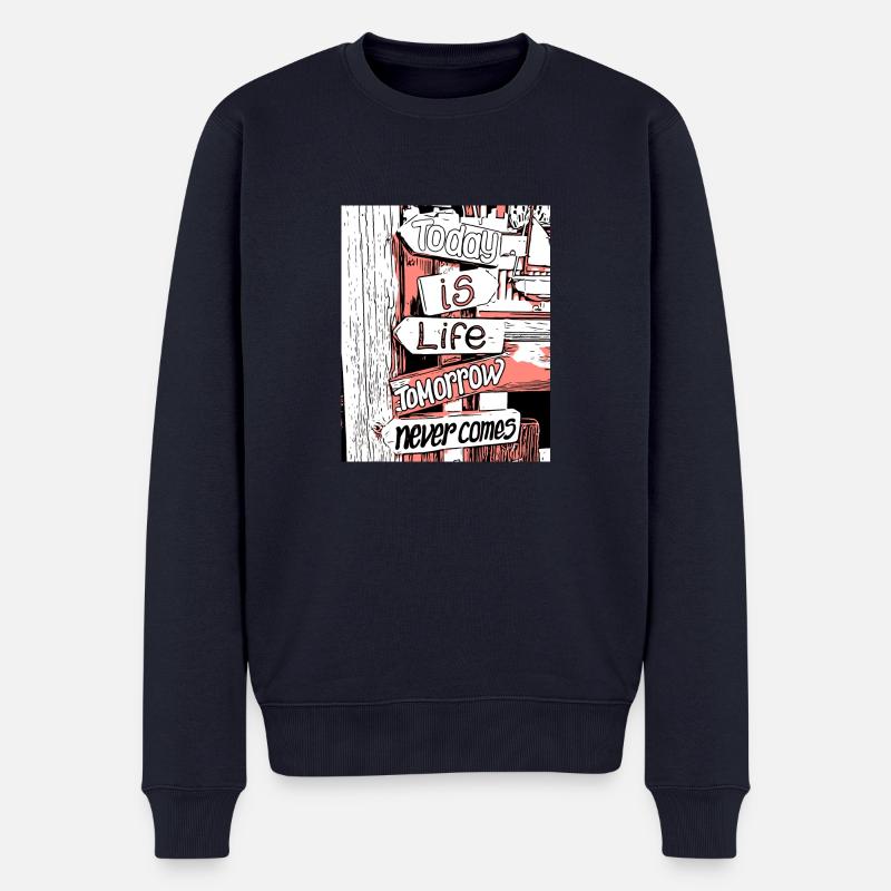 Matala-Spirit II - Männer Premium Bio Pullover - Navy