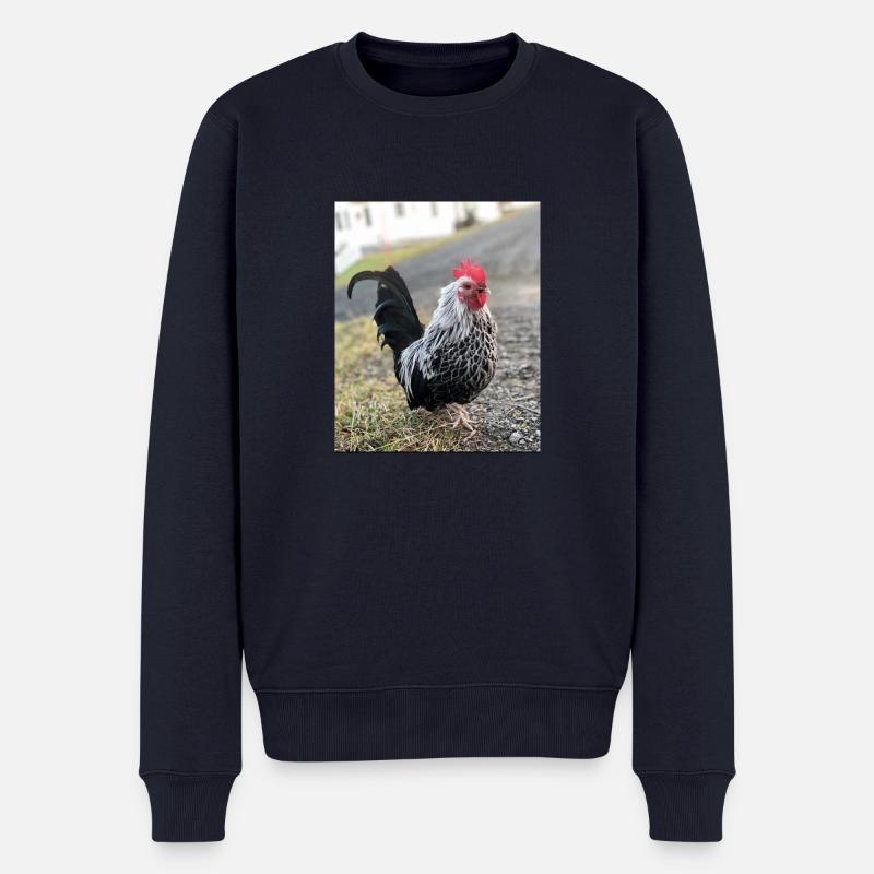 Hahn - Männer Premium Bio Pullover - Navy