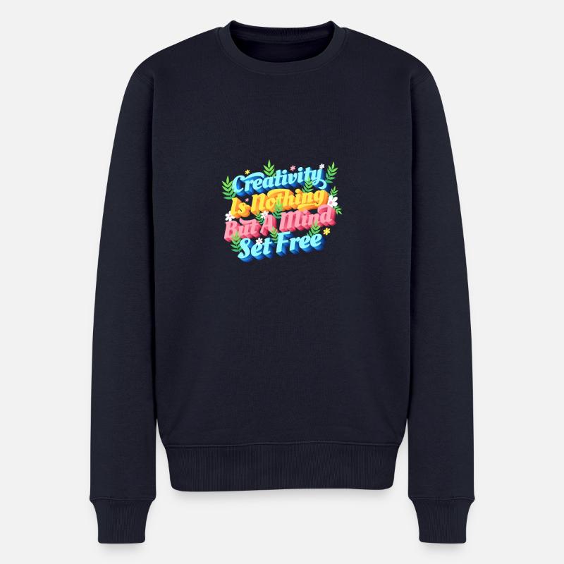 Détendez-vous avec une dorite - Pull Premium bio Homme - bleu marine