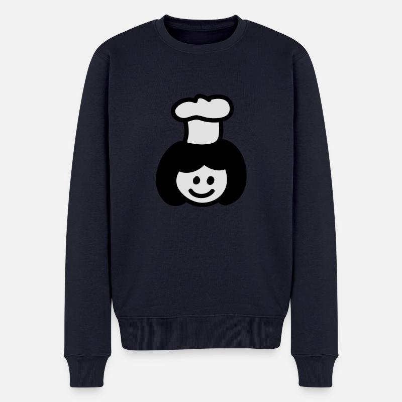 Cuire 2 - Pull Premium bio Homme - bleu marine