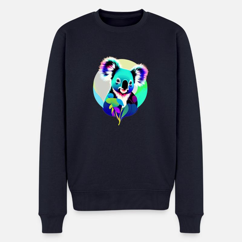 Koala - Pull Premium bio Homme - bleu marine