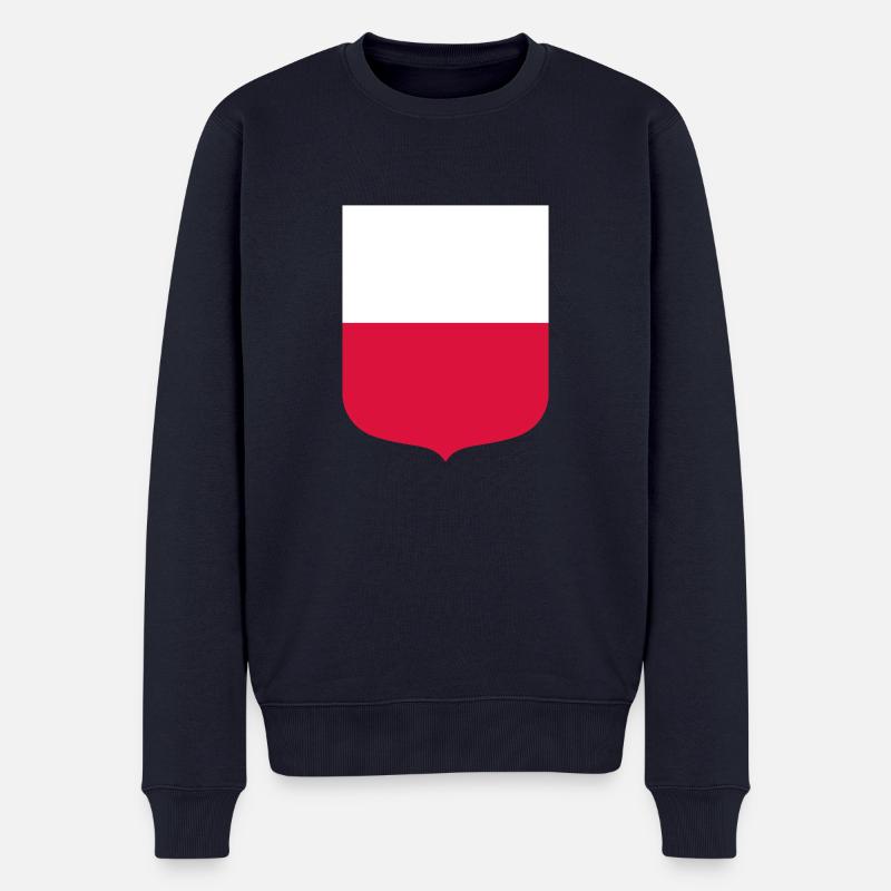 Polen - Männer Premium Bio Pullover - Navy