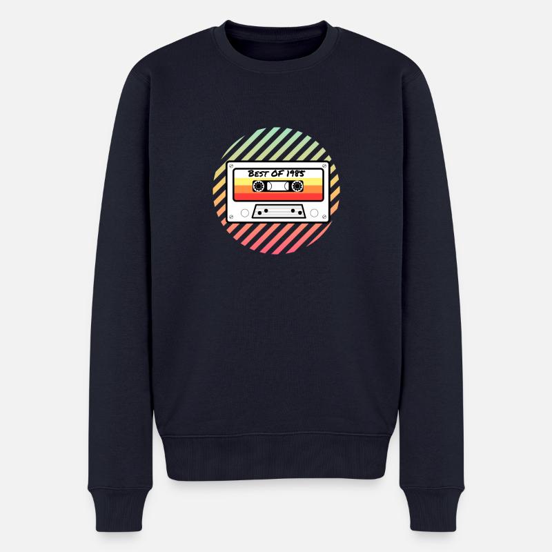 tape1985 - Männer Premium Bio Pullover - Navy