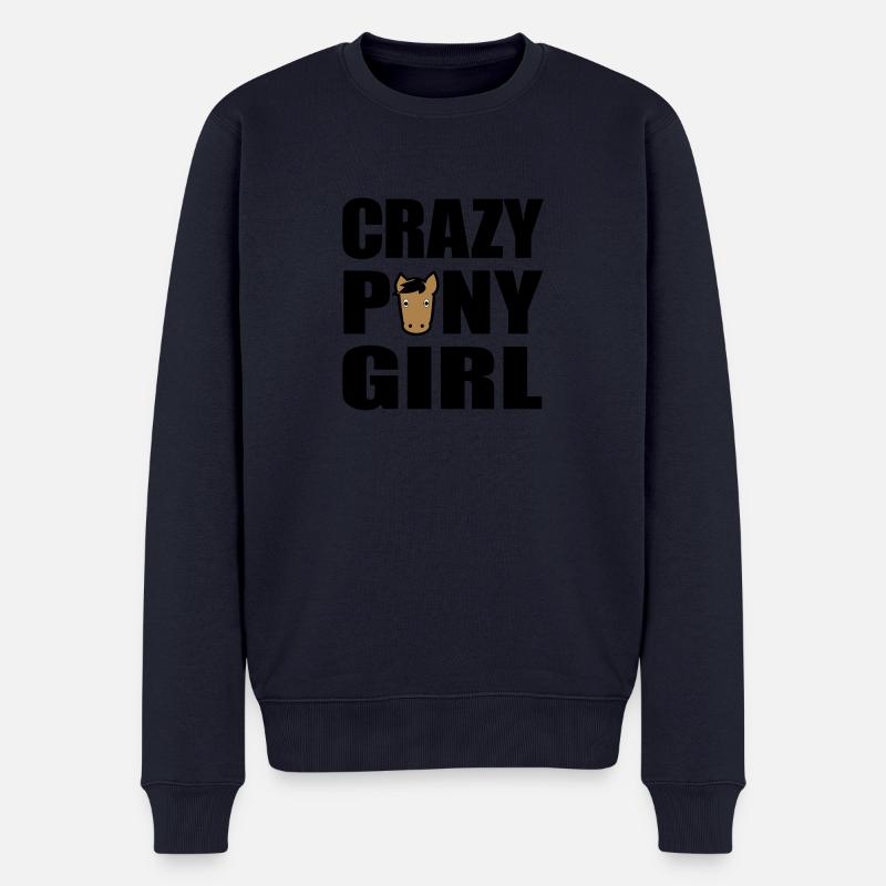 poney - Pull Premium bio Homme - bleu marine