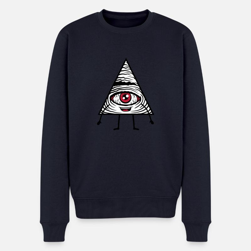 Bande dessinée oeil - Pull Premium bio Homme - bleu marine