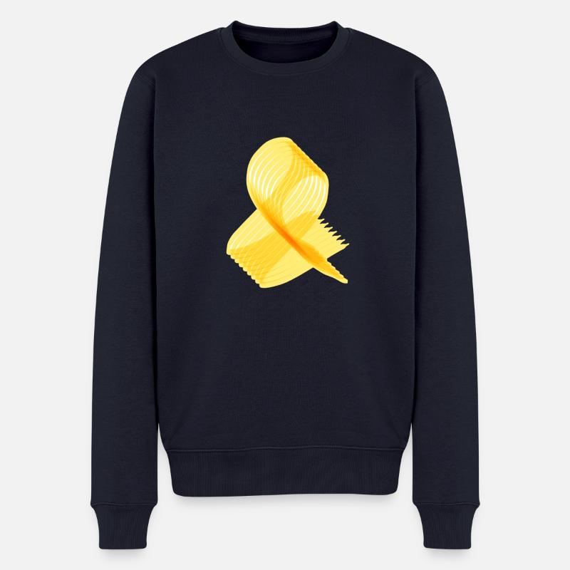 Und noch viel mehr - Männer Premium Bio Pullover - Navy