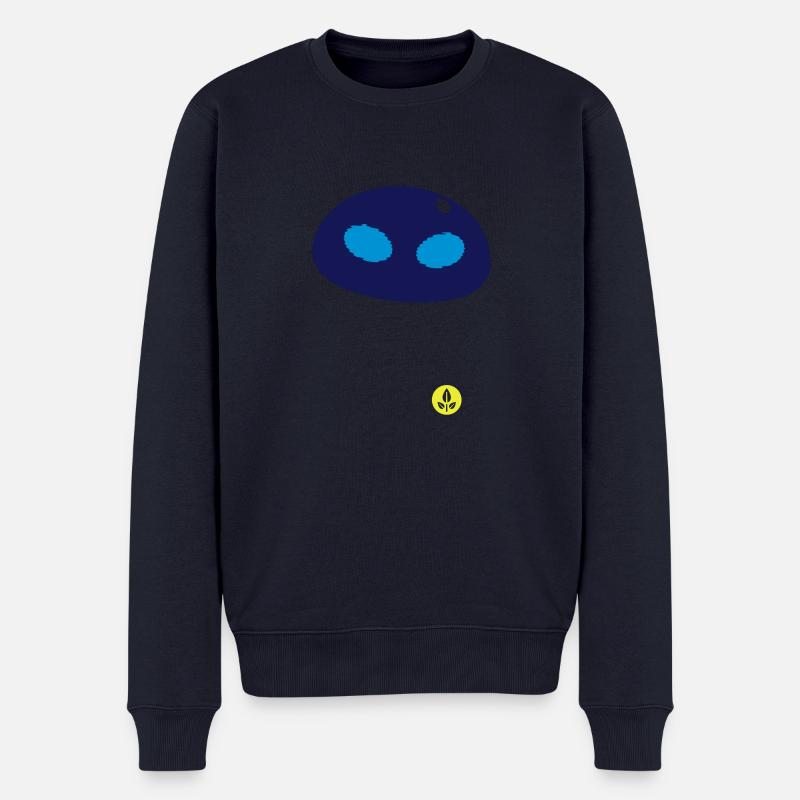 WALL-E Eve Pflanzen - Männer Premium Bio Pullover - Navy
