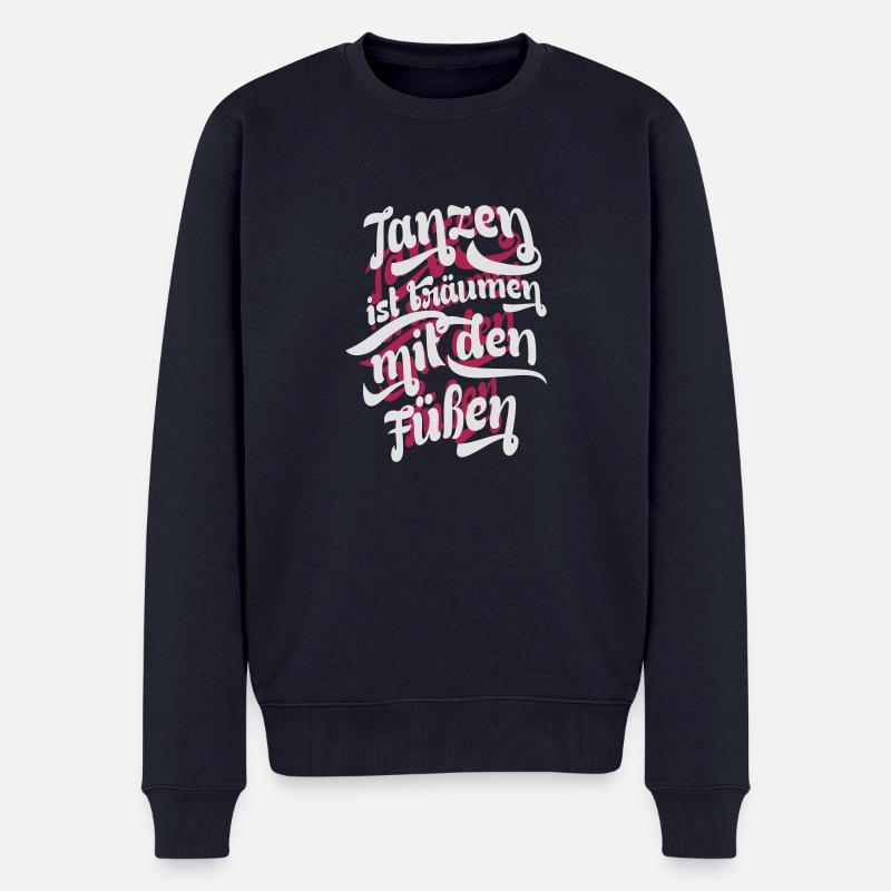 Tanzträume - Männer Premium Bio Pullover - Navy