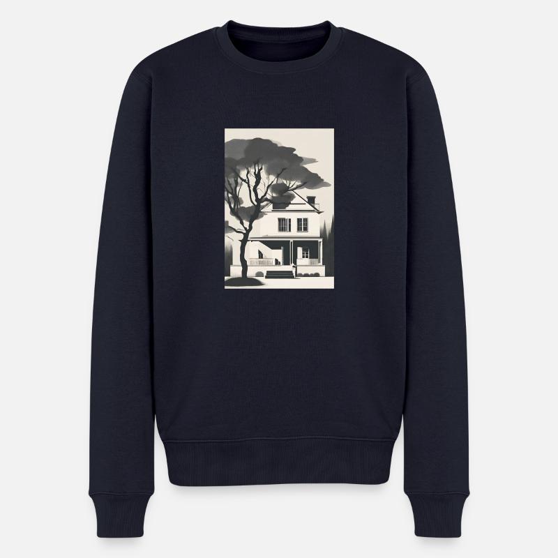 Haus - Männer Premium Bio Pullover - Navy