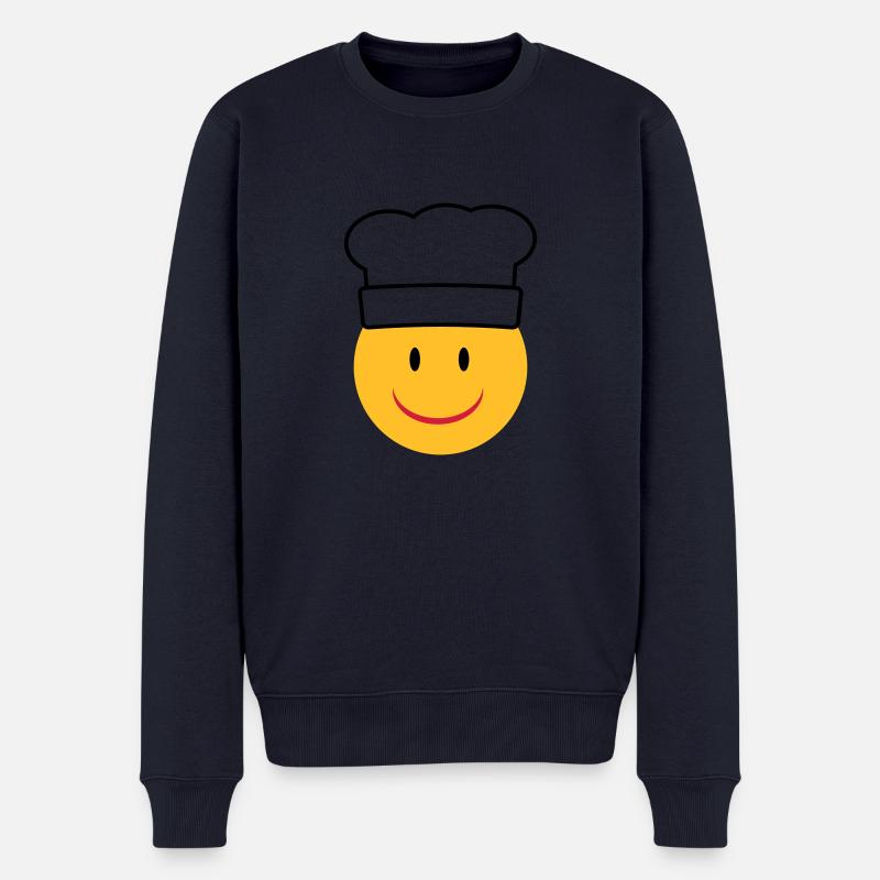 cuisiner - Pull Premium bio Homme - bleu marine