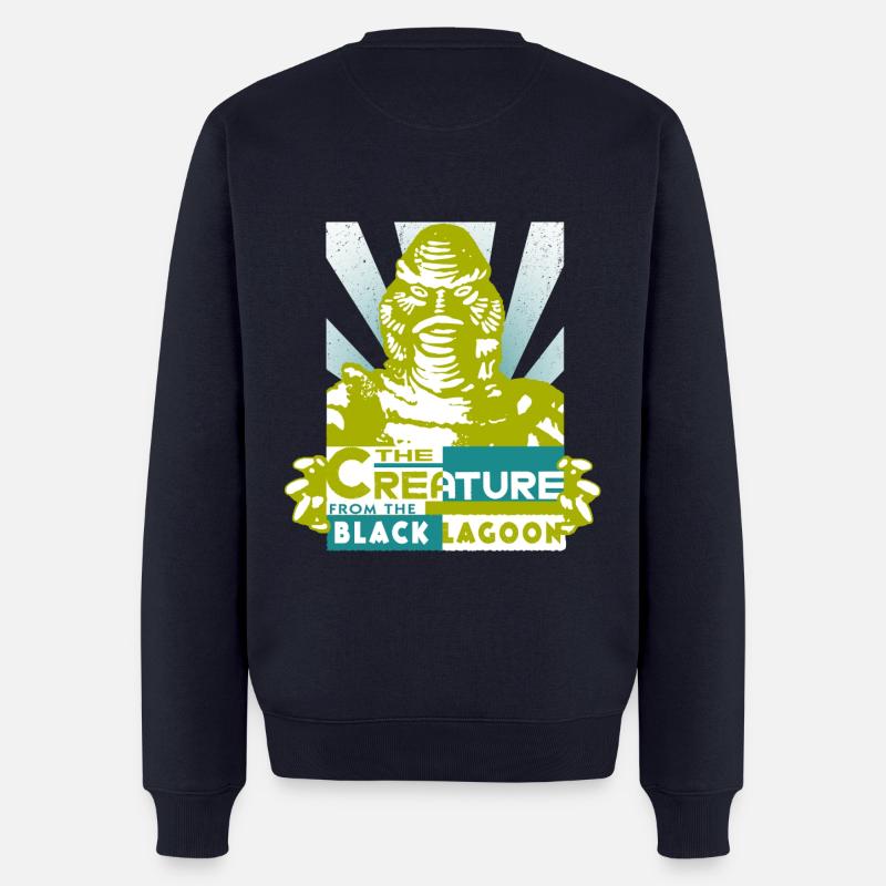 Universal Monsters Black Lagoon Creature - Pull Premium bio Homme - bleu marine