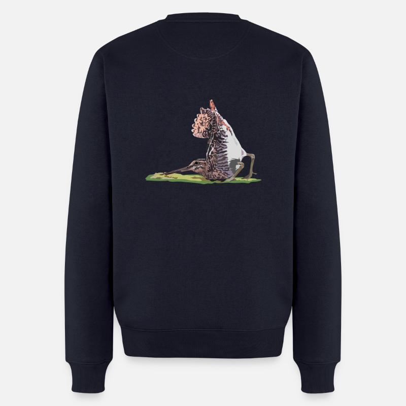 Bekassine - Männer Premium Bio Pullover - Navy