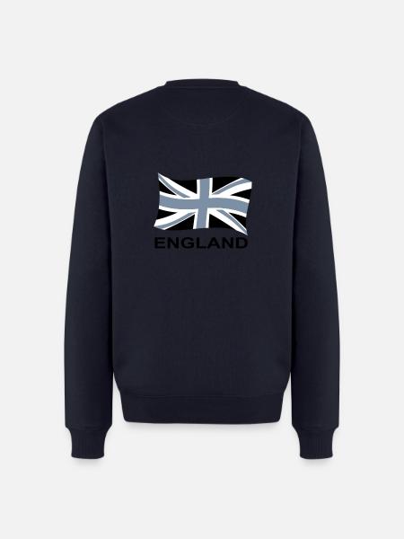 drapeau anglais 2 - Pull Premium bio Homme - bleu marine