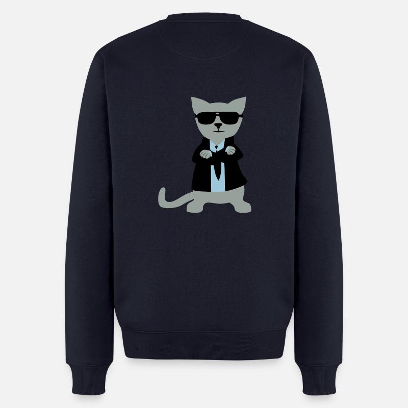 Bodyguard Lumpi - Männer Premium Bio Pullover - Navy