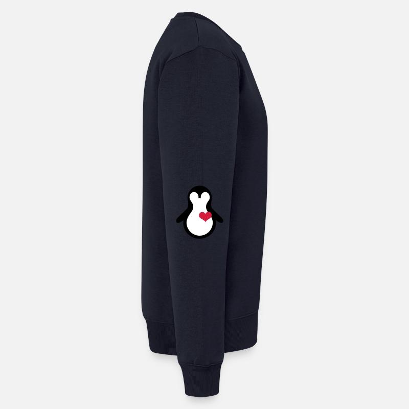 penguin with heart - Pull Premium bio Homme - bleu marine