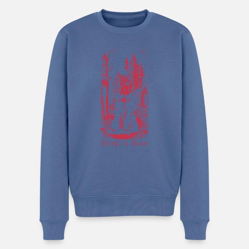 The Evil Sisters 2024 02 - Männer Premium Bio Pullover - Taubenblau