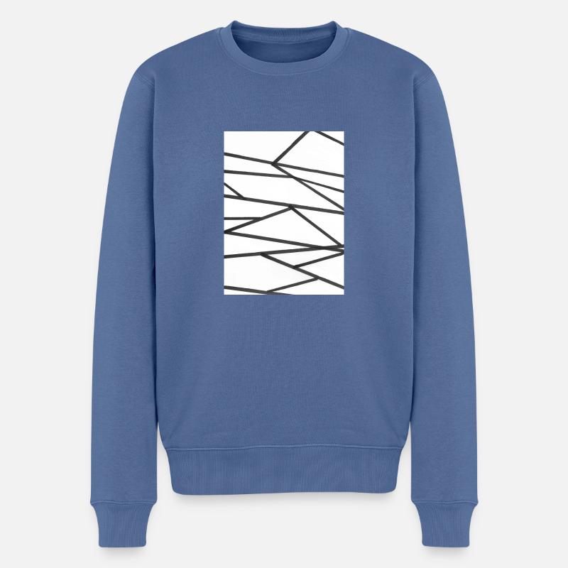Humming - Männer Premium Bio Pullover - Taubenblau