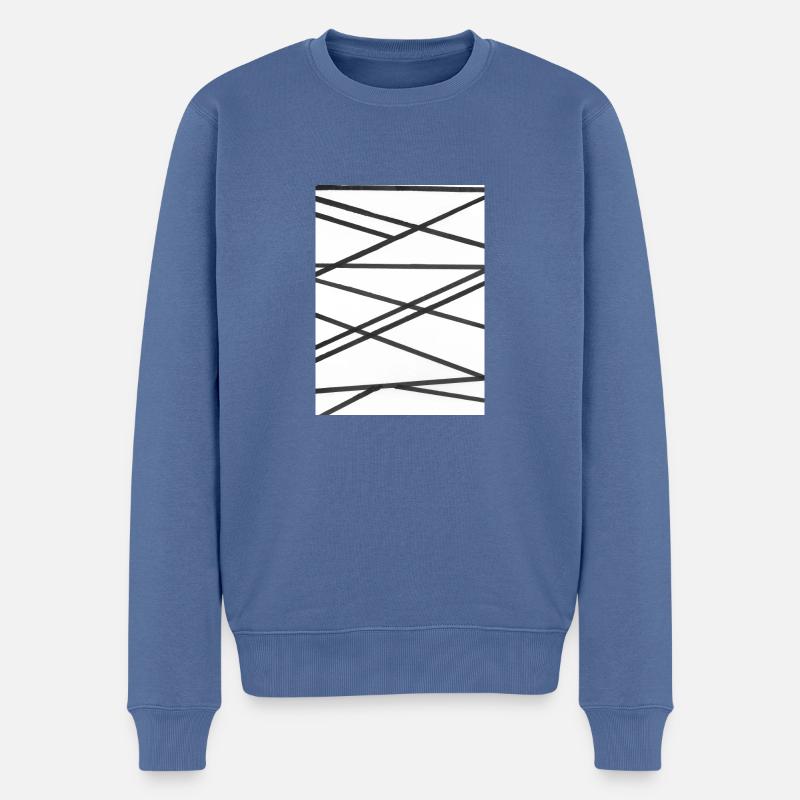 Nemo - Männer Premium Bio Pullover - Taubenblau