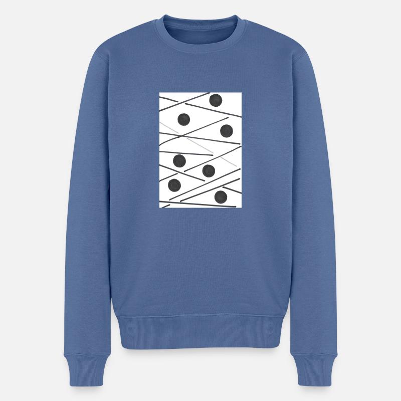 Solar - Pull Premium bio Homme - bleu pigeon