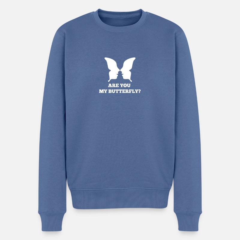 unique - Pull Premium bio Homme - bleu pigeon