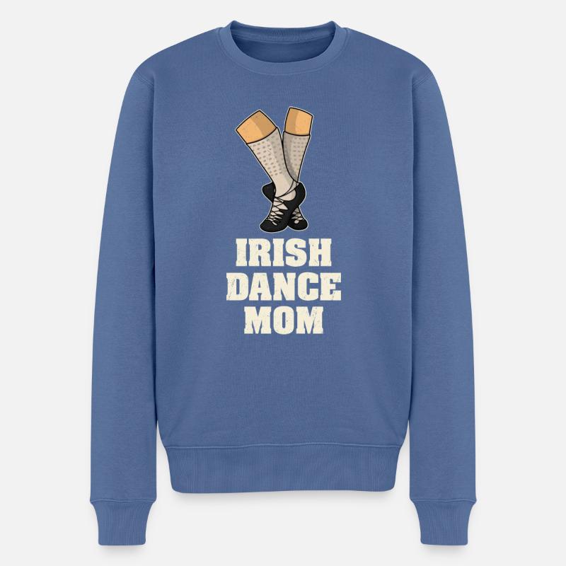 Danseuse Danseuse Danseuse irlandaise Danseuse - Pull Premium bio Homme - bleu pigeon