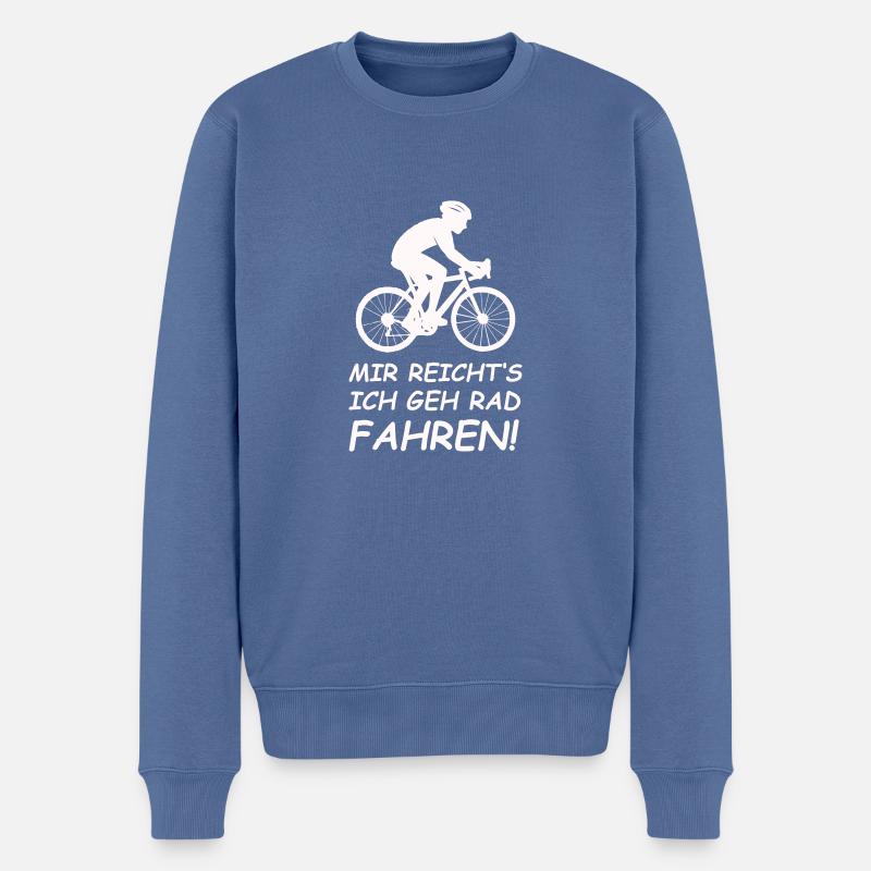Cyclisme Cyclisme - Pull Premium bio Homme - bleu pigeon